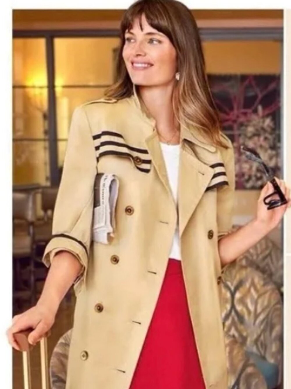 cabi - Runway Trench Coat - Medium